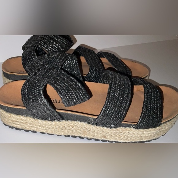 Olivia Miller Sylvina Espadrille Platform Sandal - size 9 - with box / comfy - Picture 2 of 8